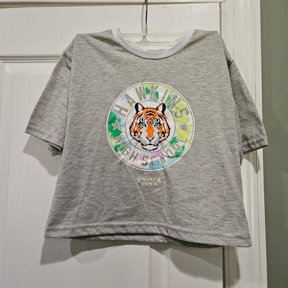Justice Stranger Things Hawkins High School Shirt Size S (7/8) - Picture 1 of 6